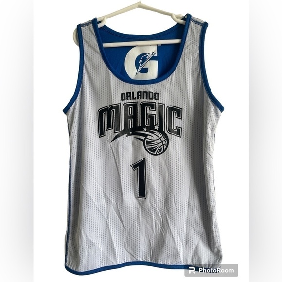 Score Sports NBA Orlando Magic Reversible Mesh Blue White Jersey Youth Medium - Picture 4 of 4